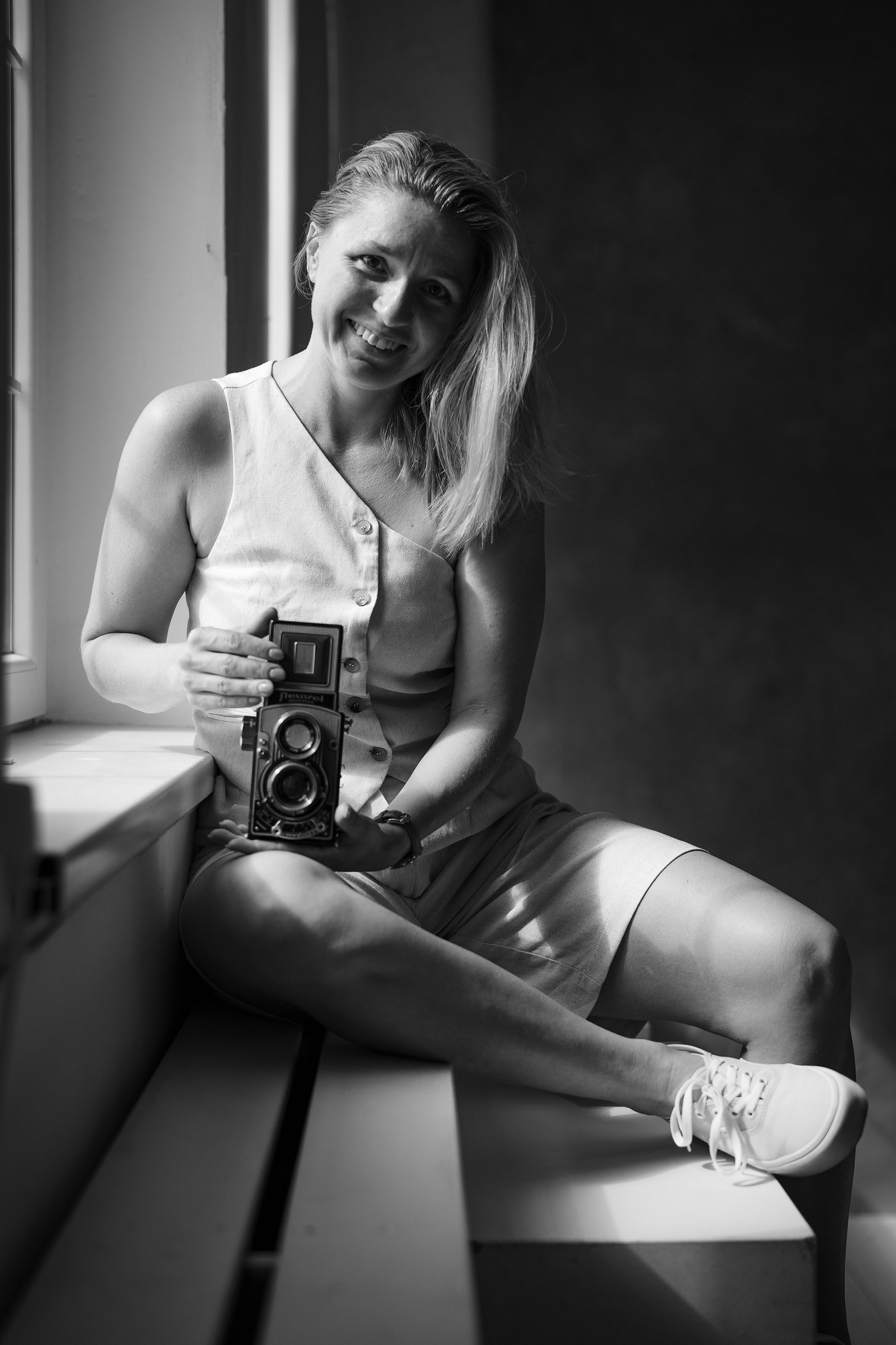 Együd Krisztina fotográfus portréja