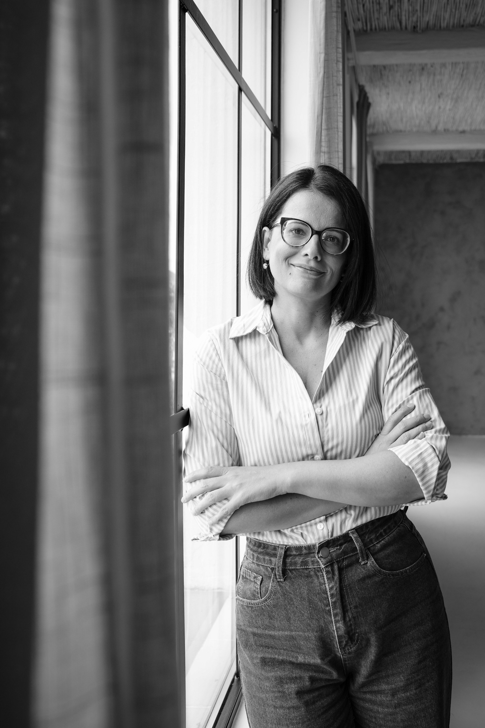 Együd Krisztina fotográfus portréja