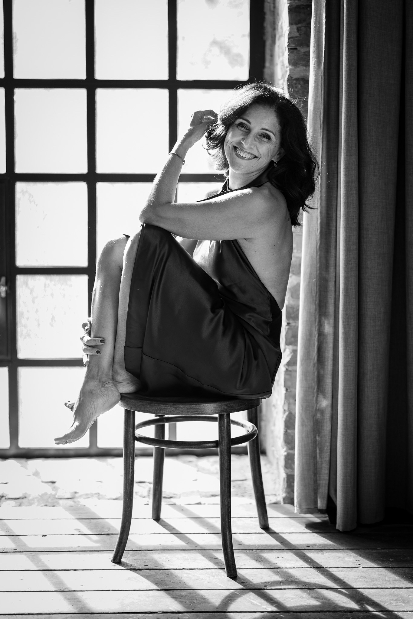 Együd Krisztina fotográfus portréja